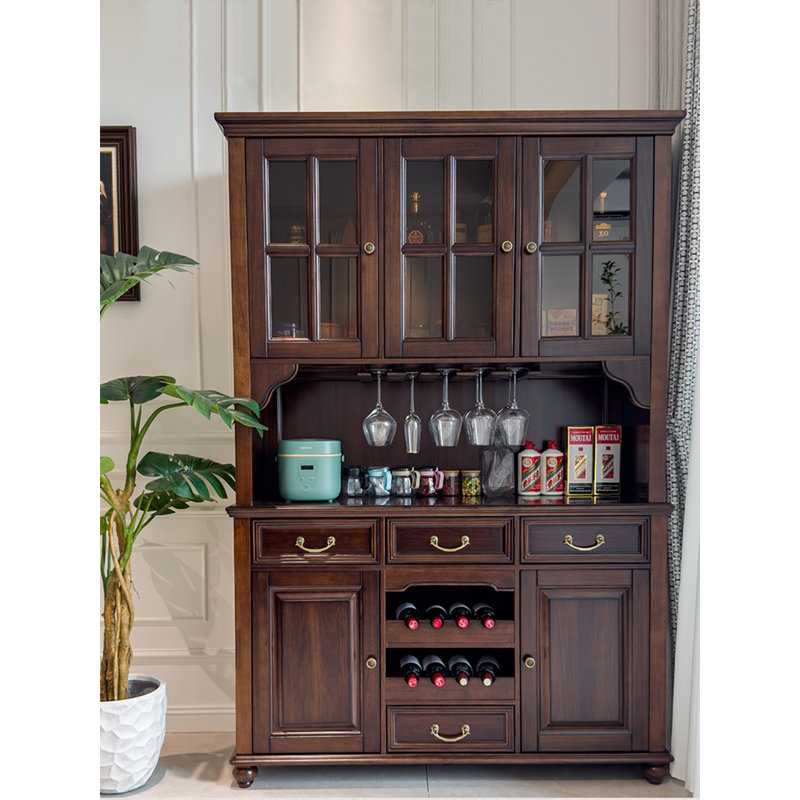 54-inch Solid Walnut Standard Pantry Cabinet