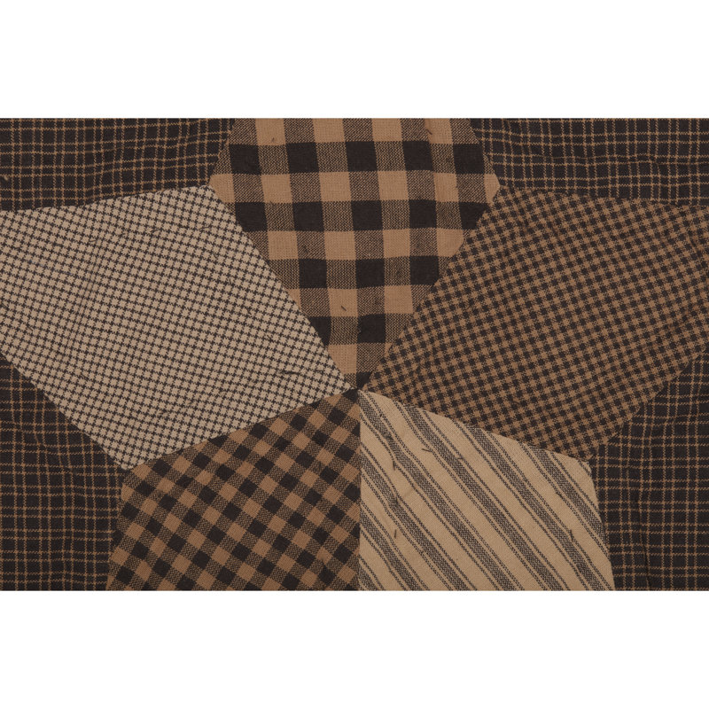 Farmhouse Star Runner Quilted 13X72