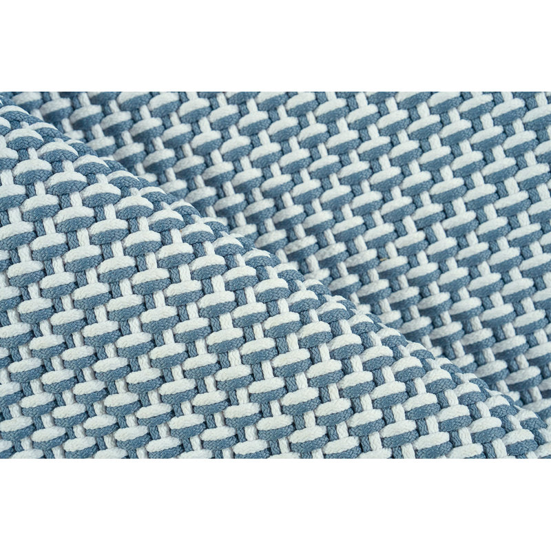Harbor Area Rug, White/Gray, Rectangle 9' x 12'