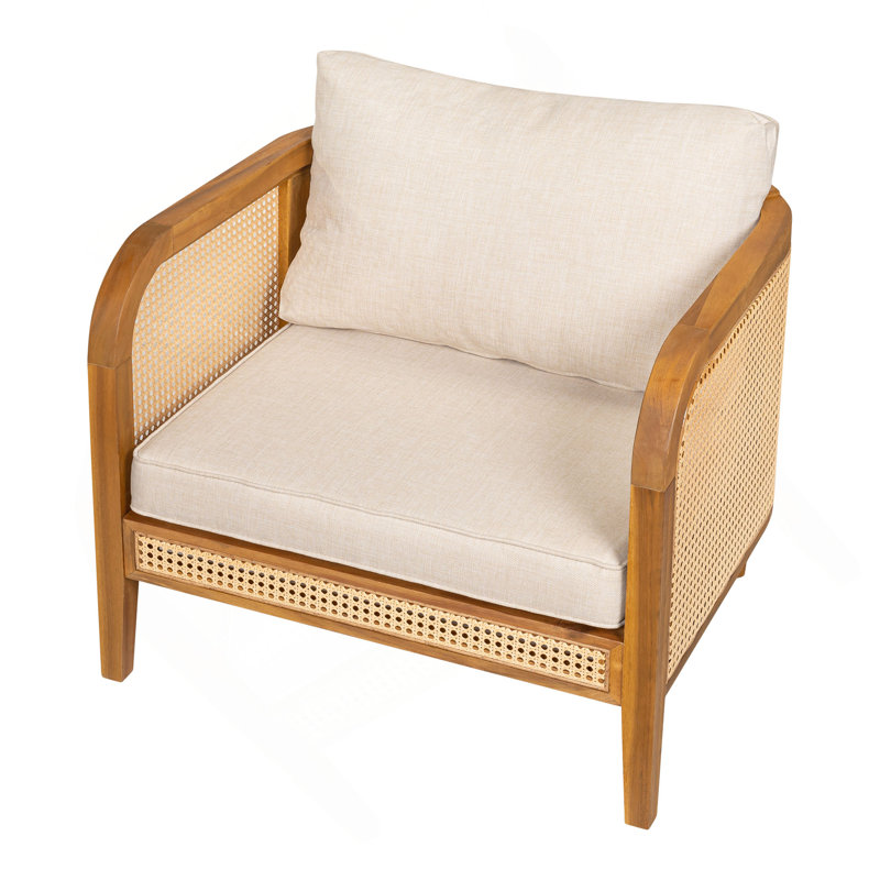 Chaise avec accoudoirs de patio Kirkby