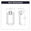Bijou Astoria Collection Ring Pull - 3-1/8 " x 1-3/4 " Cabinet Pull - Traditional Hardware for Drawers & Cabinets-877316316