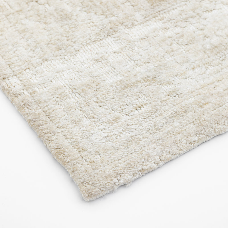 Mario Circular Knotted Area Rug, Rectangle 64 x 96cm