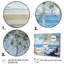 «Coastalwindows Windows To The II» sur toile, reproduction de 3 pièces-1890475165