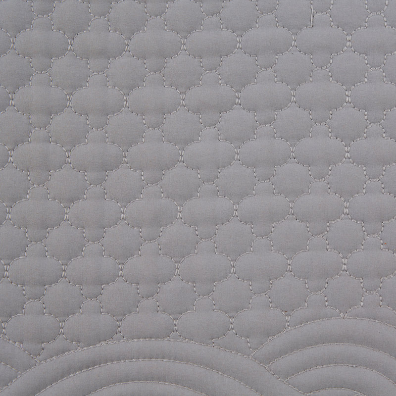 Ensemble de napperons matelassés 6 pièces Aricijana, gris