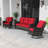 Syanne Wicker 5 - Person Patio Conversation Set with Cushions-5545508