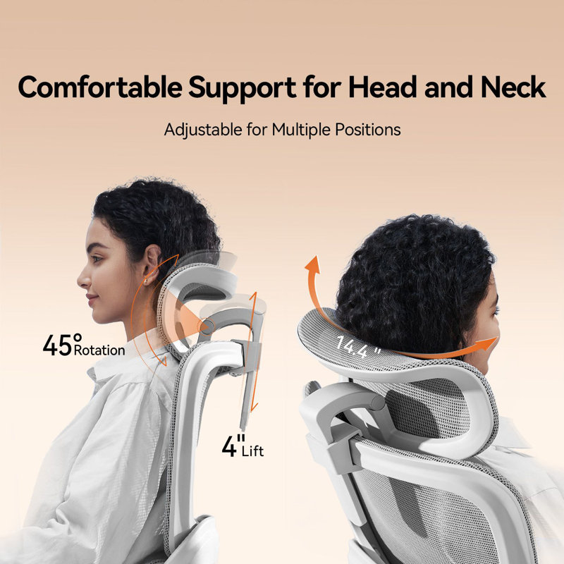Office Chair with Headrest