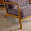 Fauteuil en chenille Mid-Century-134099087