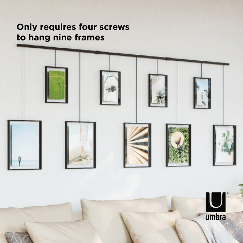 Exhibit Metal Picture Frame, Black