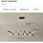 2 - Light Black LED Kitchen Island Pendant-1184236002