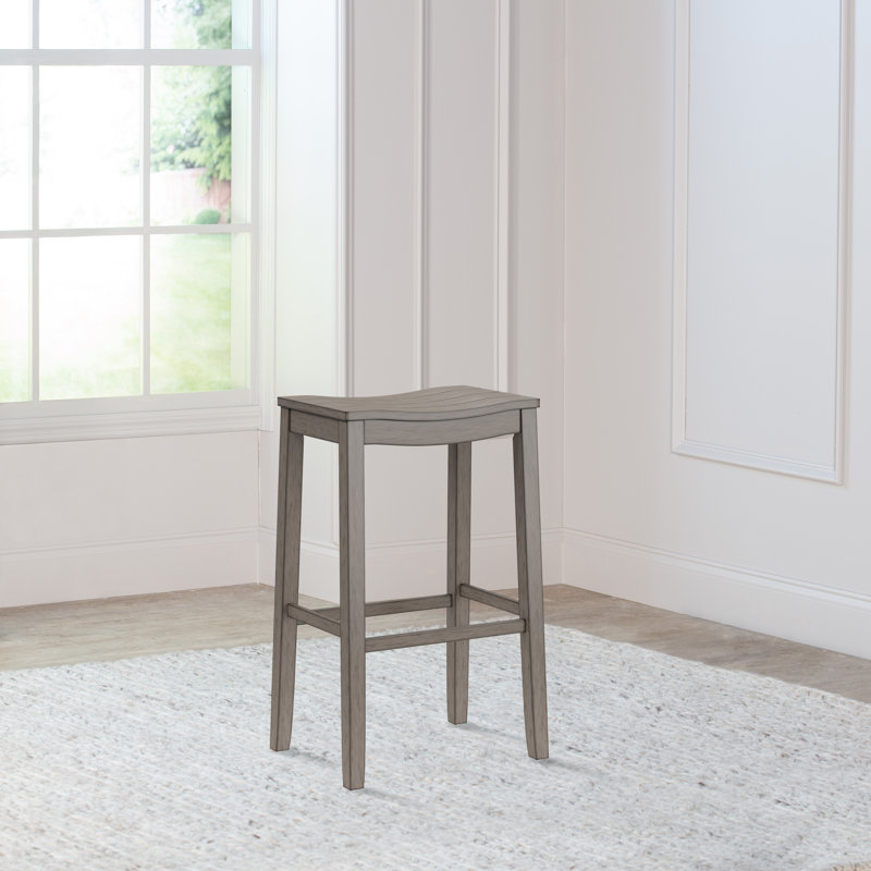 Tabouret Katwa, Tabouret de bar (siège d'une hauteur de 30 po), Gris