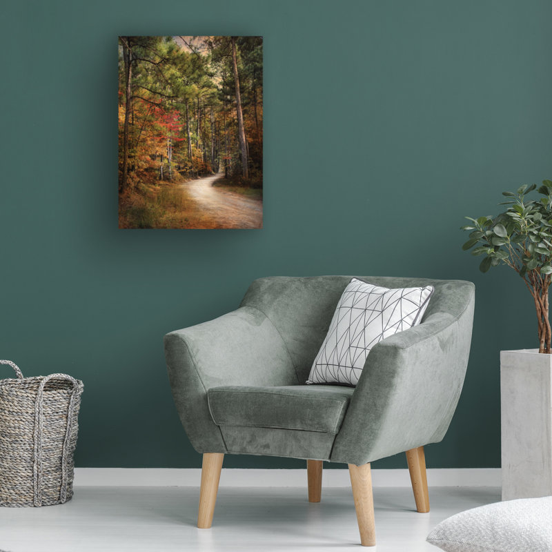 Art mural sur toile tendue - "Autumn Forest 2" par Jai Johnson pour décoration de salon, de chambre à coucher ou de bureau - 24 x 32