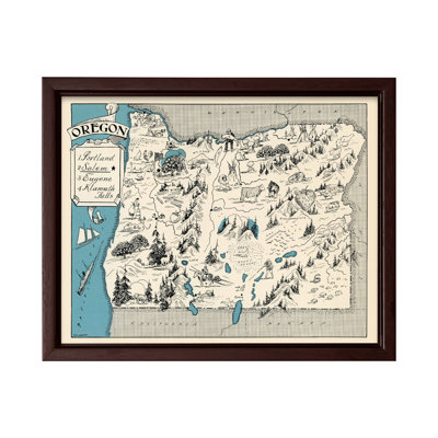 Oregon Pictorial Map