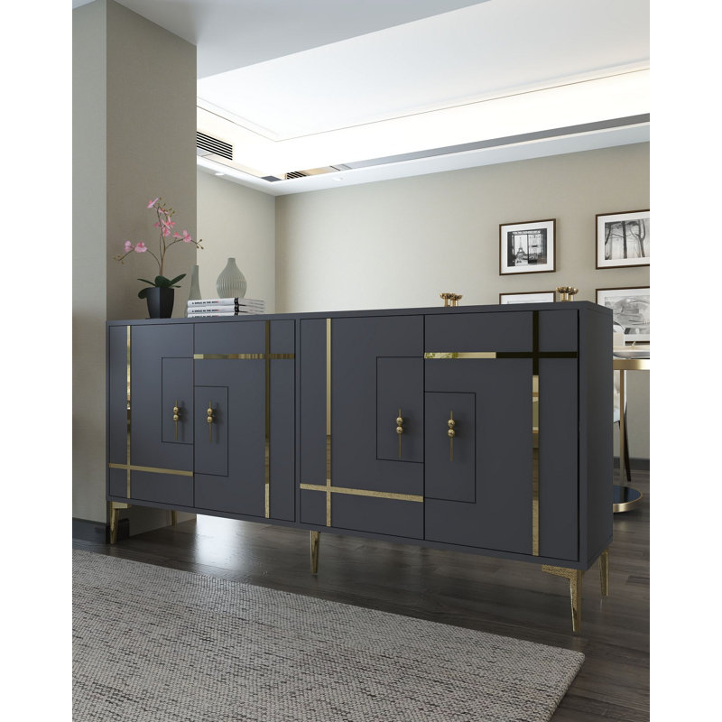 Console, Noir et or