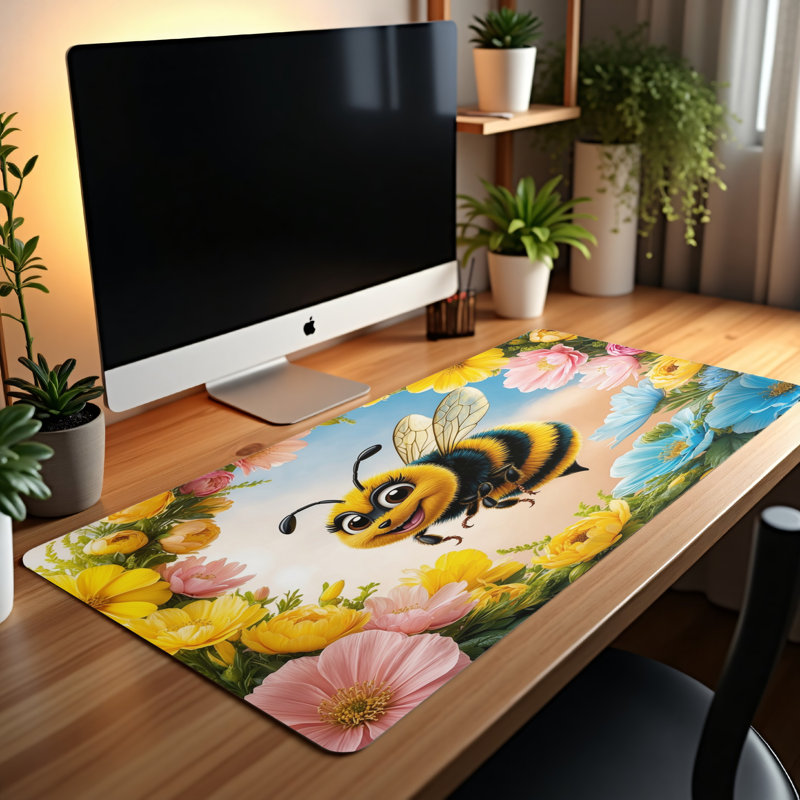 Polyester Desk Pad, 23.6x13.8