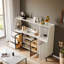 Bar moderne avec 3 tiroirs et porte en verre