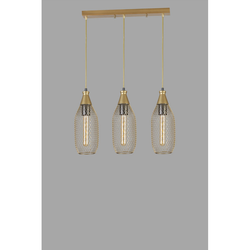Chandle Chandelier, Gold
