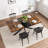 55.11'' - 70.86" Rectangular Stretch Dining Table-293149731