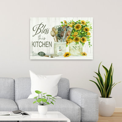 Art contemporain contemporain, art moderne tournesol rustique