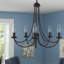 Lustre classique de style bougie Aveline Drea-1050960901