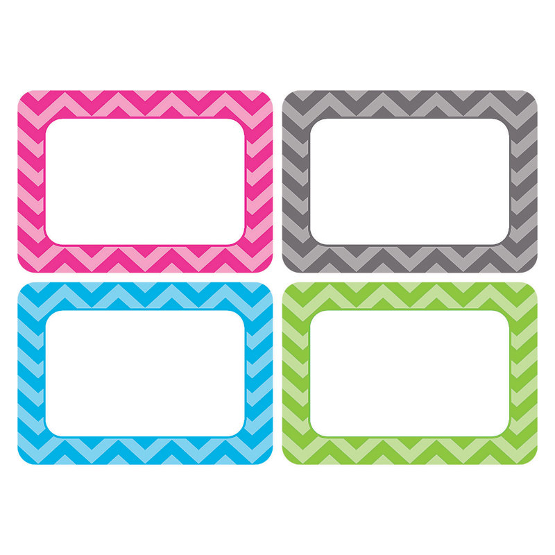 Étiquettes à chevrons