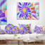 Spectaculaire vitrail avec spirales - coussin imprimé floral-30735603-30718510-30718514