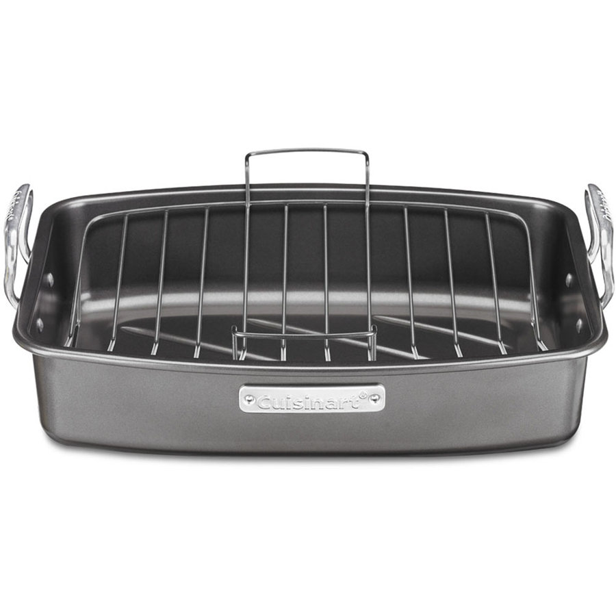 Cuisinart 17 Inch Non Stick Roasting Pan with V Rack
