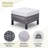 Nazime 5- Person Outdoor PE Wicker Patio Conversation Set with Fire Pit, Ottomans and Cushions-457884702-439037367