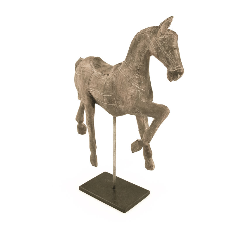 Resin Horse In Stand
