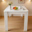 4 Seater MDF Dining Table, Modern Rectangle Wooden Kitchen Dining Room Table, Heavy Duty 130KG Load Small Coffee Table, Easy Assembly Dinner Furniture for Home Kitchen Living Room Cafe Office-267209303