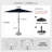 9 ft. Market Patio Umbrella with Push Button Tilt and Crank-1468449435