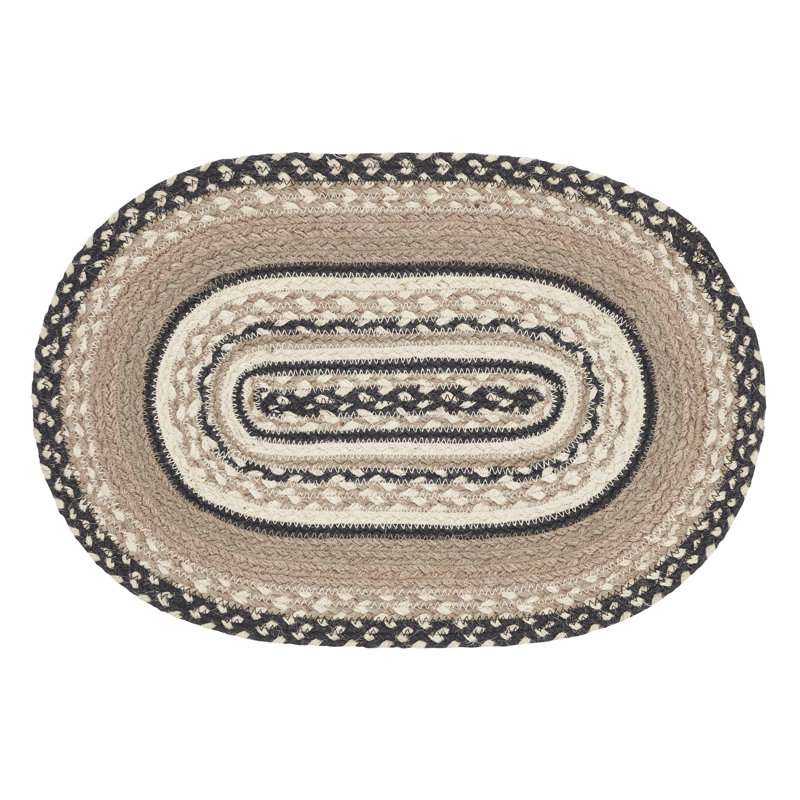 Sawyer Mill Jute Geometric Oval Placemat