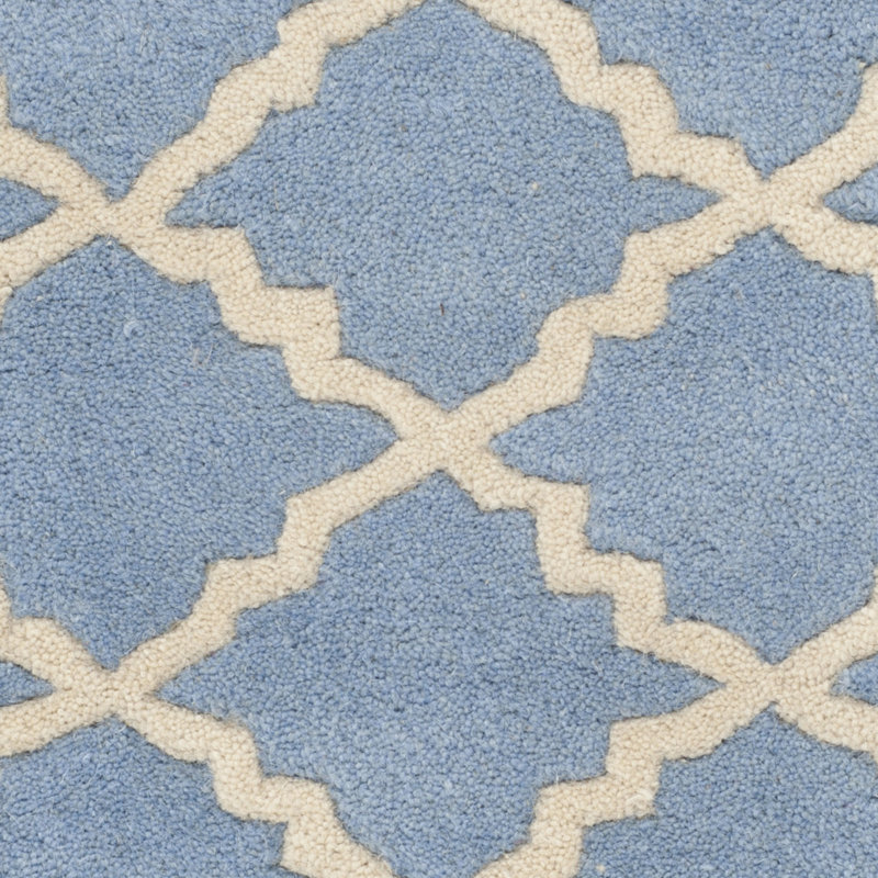 Carolene Hand Tufted Wool Geometric Rug, Square 9'