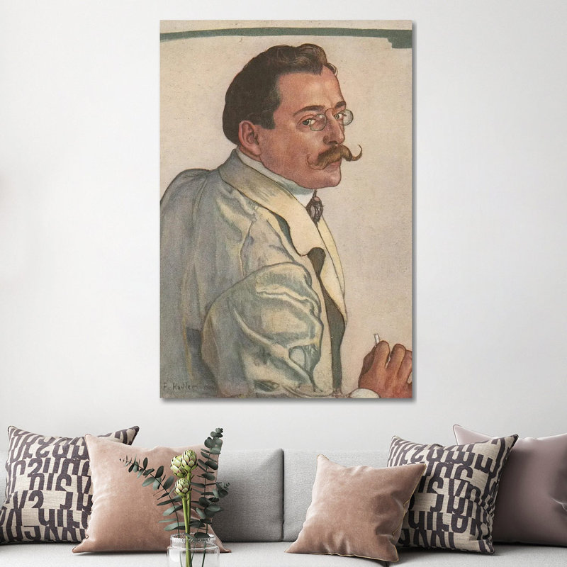 Portrait Of Louis S. Günzburger, 1904 by Ferdinand Hodler - Gallery-Wrapped Canvas Giclée on Canvas, Does Not Apply