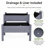 Wood Raised Garden Bed-125965182