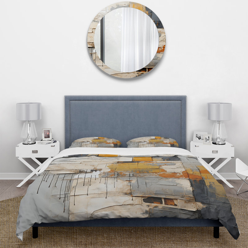 Ensemble de housse de couette Abstract Assemblage I - Abstract Collages, Housse de couette très grand et 2 très grandes t