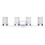 Bergan 4 - Light Dimmable Chrome Vanity Light
