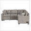 Canapé-lit escamotable en forme de L 82,6 po avec roulettes, ports USB, prises de courant