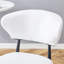 La chaise de salle à manger minimaliste et ergonomique, avec un dossier incurvé pour une conception confortable, libère une nouvelle position assise confortable et minimaliste. Un paquet de 4-1806858231