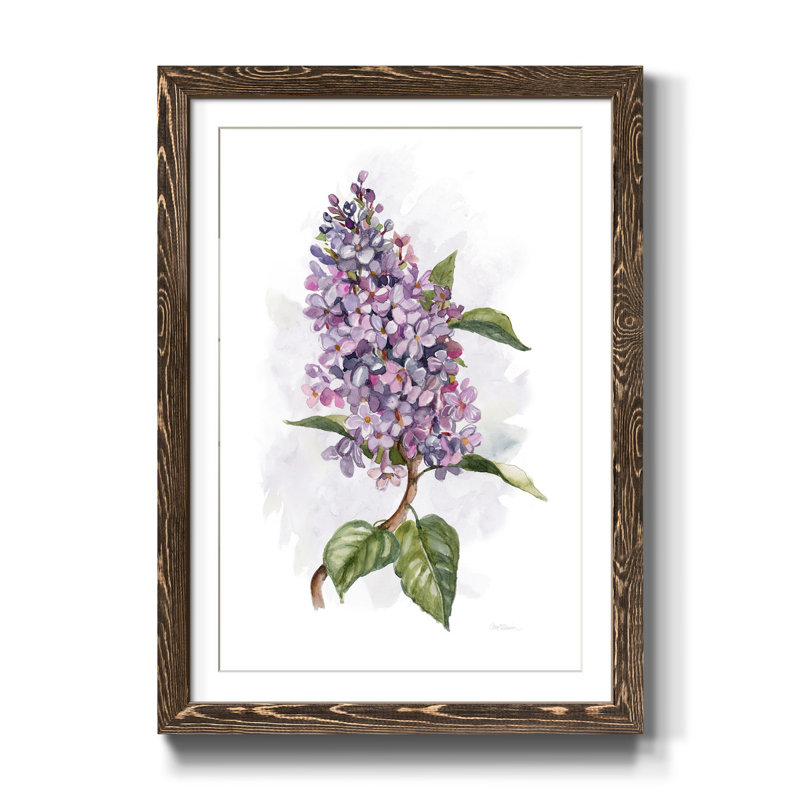 Awash In Lilac II - impression, Noyer, H 44 po x l 31 po x P 1 po