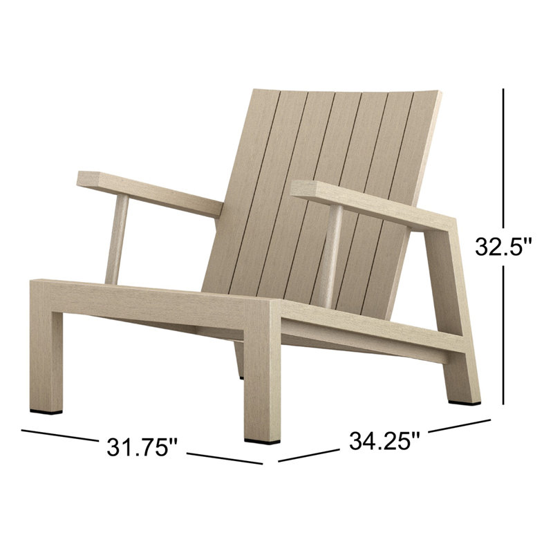 Chaise d'extérieur Louvinia - Louvinia - FSC Louvinia, Brun