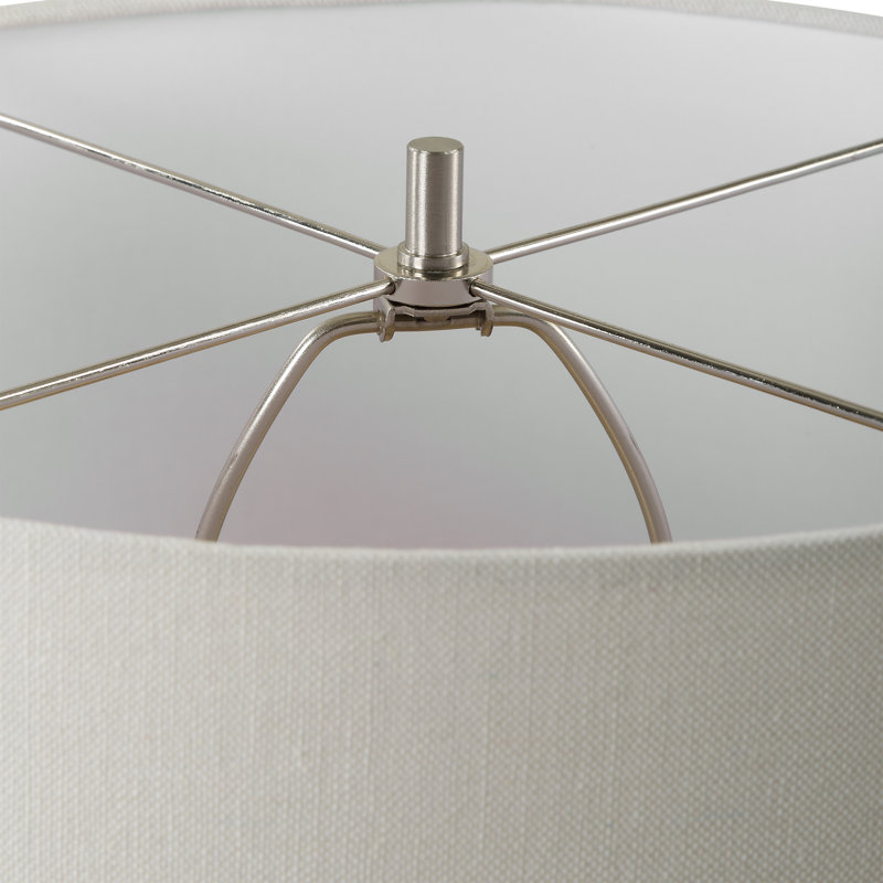 Lorayne White Glaze Table Lamp
