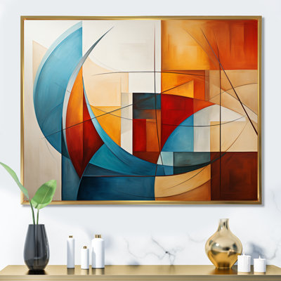 «Cubism Geometric Portrait IX», reproduction sur toile