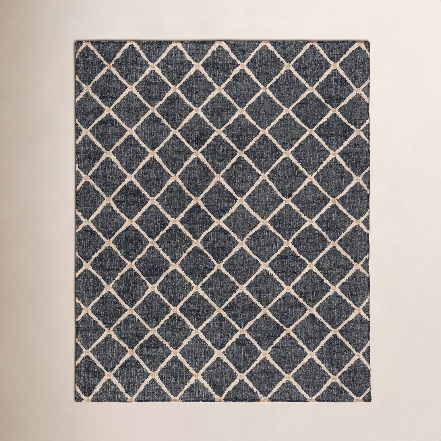 Kali Handmade Rug, Black/Ivory, Rectangle 8' x 10'