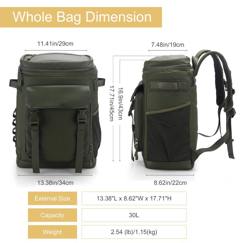 Wicker Picnic Backpack