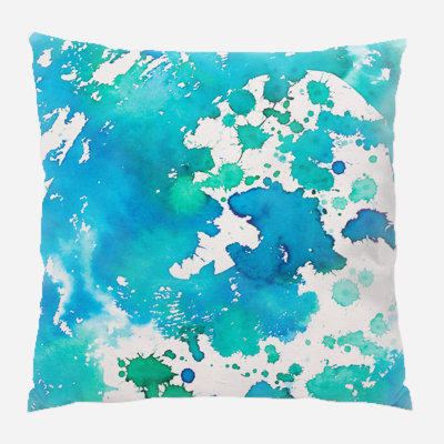 Floral Outdoor Throw Pillow