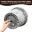 Two-piece Set Of Flower Pots With Classical Relief-1644615435