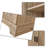 Tall Freestanding Storage Bathroom with high quality MDF board, Adjustable and Fixed Shelves-988638544
