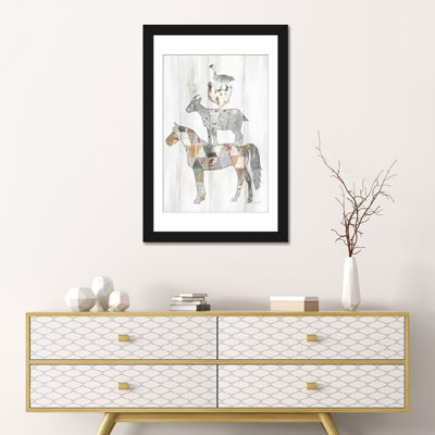 « farm family ii », impression sur toile