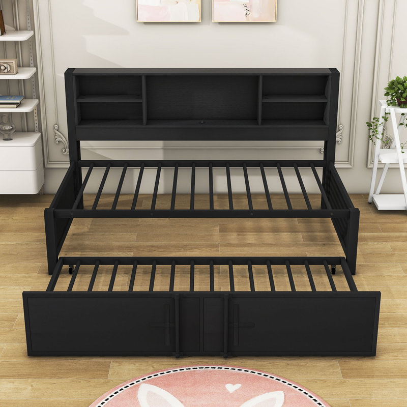 Capobianco Upholstered Daybed, Black
