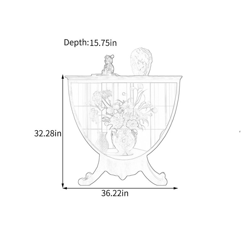 Console rustique en pin